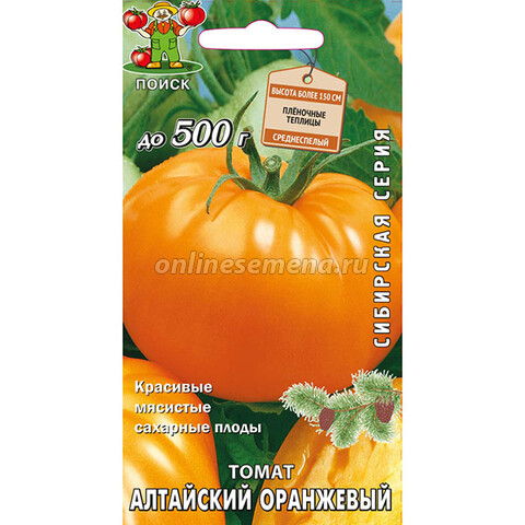 Томат Алтайский оранжевый (Сибирская серия)