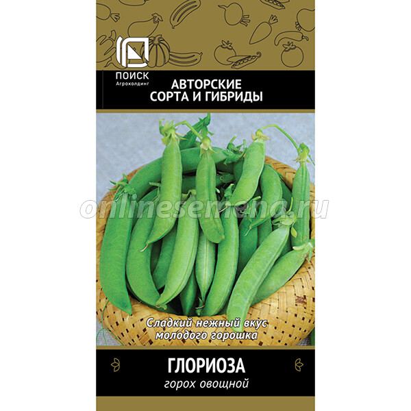 Горох овощной Глориоза из каталога Семена овощей – купить с доставкой поМоскве и России в Onlinesemena