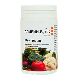Алирин-Б (200 таблеток) (БИО фунгицид для защиты растений от болезней) ракурс системный фунгицид д защиты хвойных 4 мл