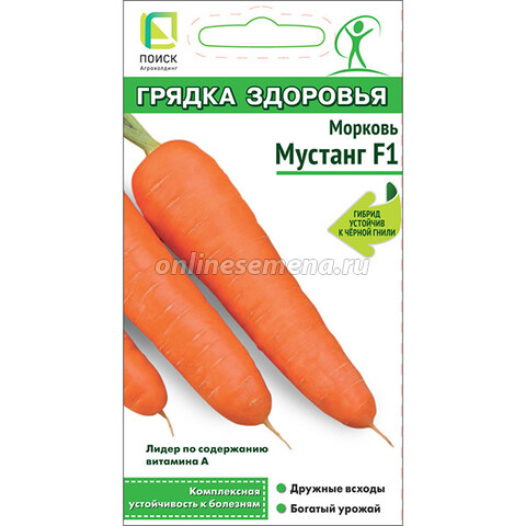 Морковь Мустанг F1 (Грядка здоровья)