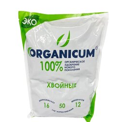 Комплексное органическое удобрение для хвойных растений «ORGANICUM» (1,6 кг.) удобрение в колышках ракета для хвойных культур 420 г