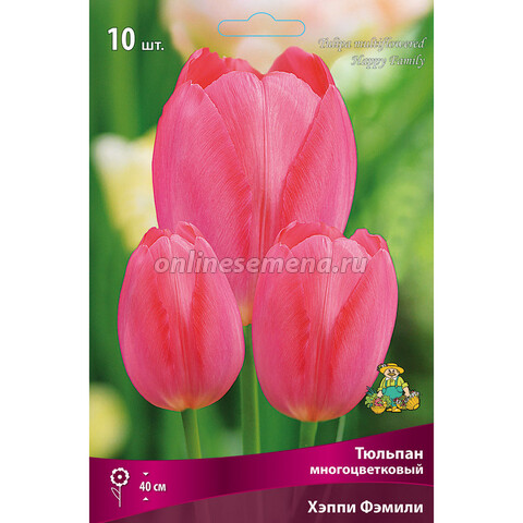 Тюльпан Многоцветковый Хэппи Фэмили (10 шт.)